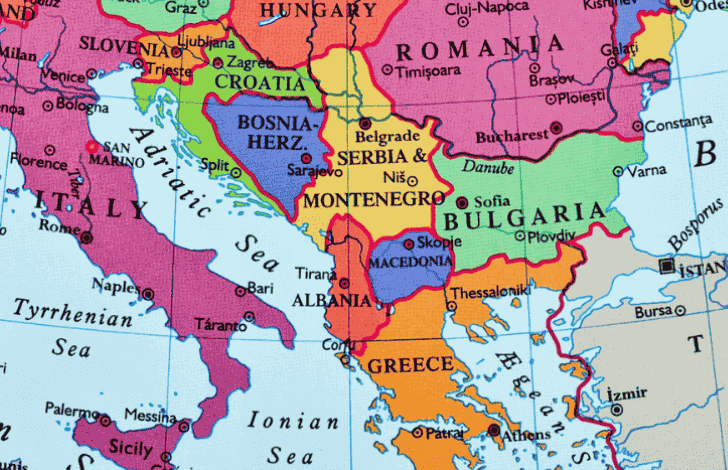 Balkans regional eSIM coverage