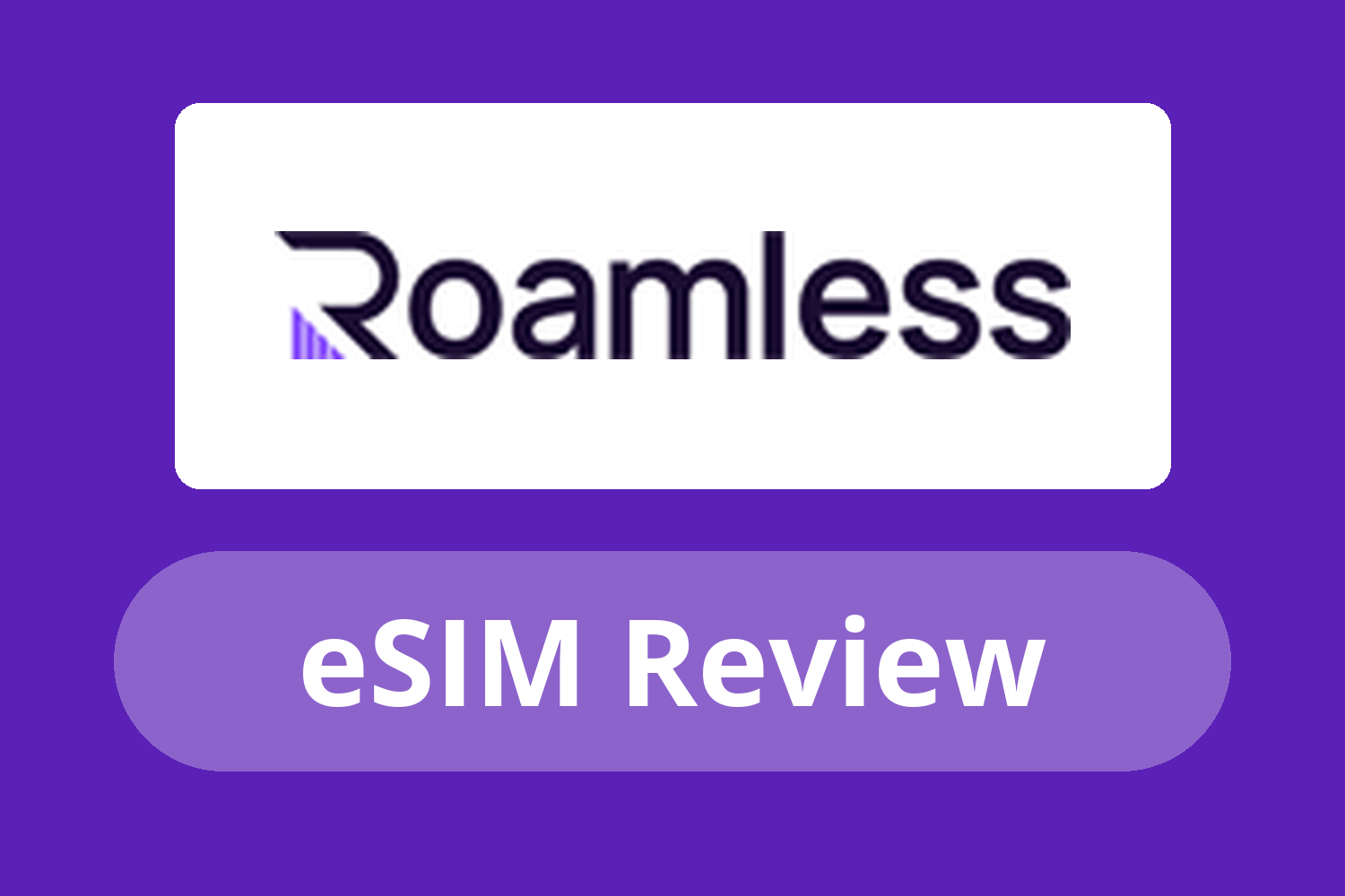 Roamless review banner